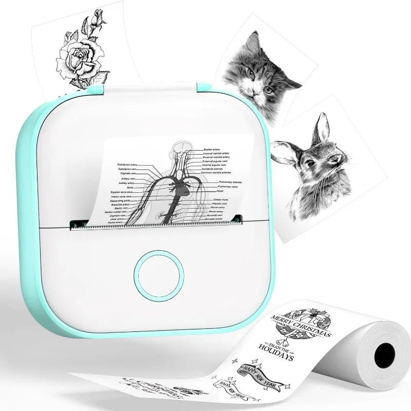 Mini Bluetooth Printer: Inkless Label & Sticker Maker