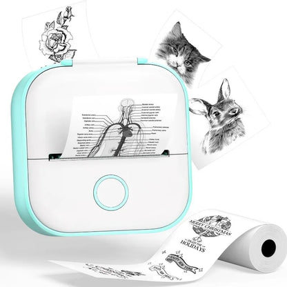 Mini Bluetooth Printer: Inkless Label & Sticker Maker