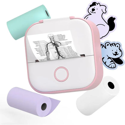 Mini Bluetooth Printer: Inkless Label & Sticker Maker